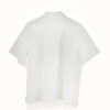 White short sleeve shirt made from organic and recycled cotton - back
