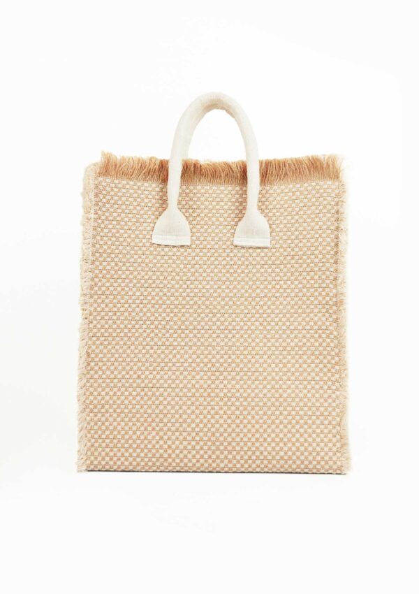 Maritimus shopper bag made from sustainable materials, front view